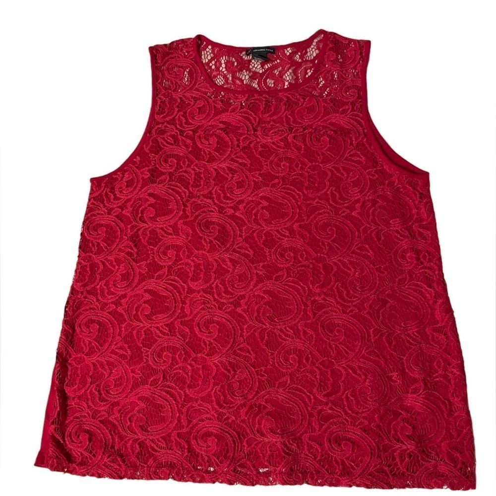 Adrianna Papell red shirt size XL